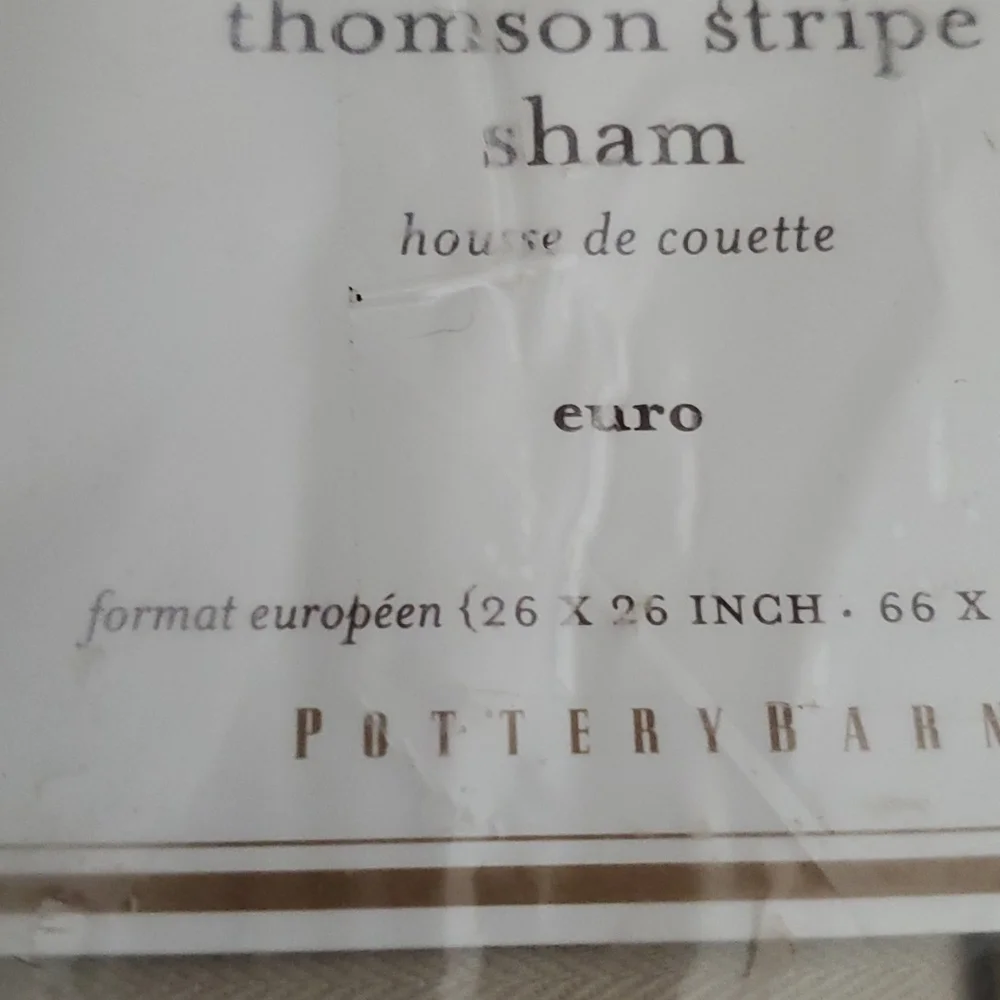 Pottery Barn Sham